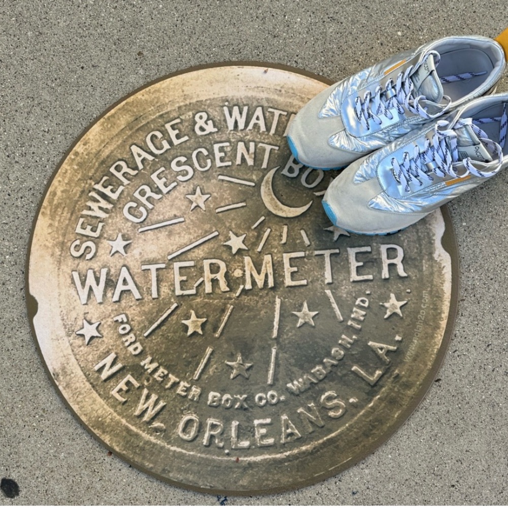 New *new* Orleans Water Meter Doormat 23” diameter - Picture 2 of 7